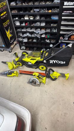 Ryobi 18v tool lot.