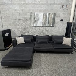 Dark Gray Modern Sectional 