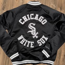 New Men’s Size Large Chicago White Sox Mitchell & Ness Satin Jacket 