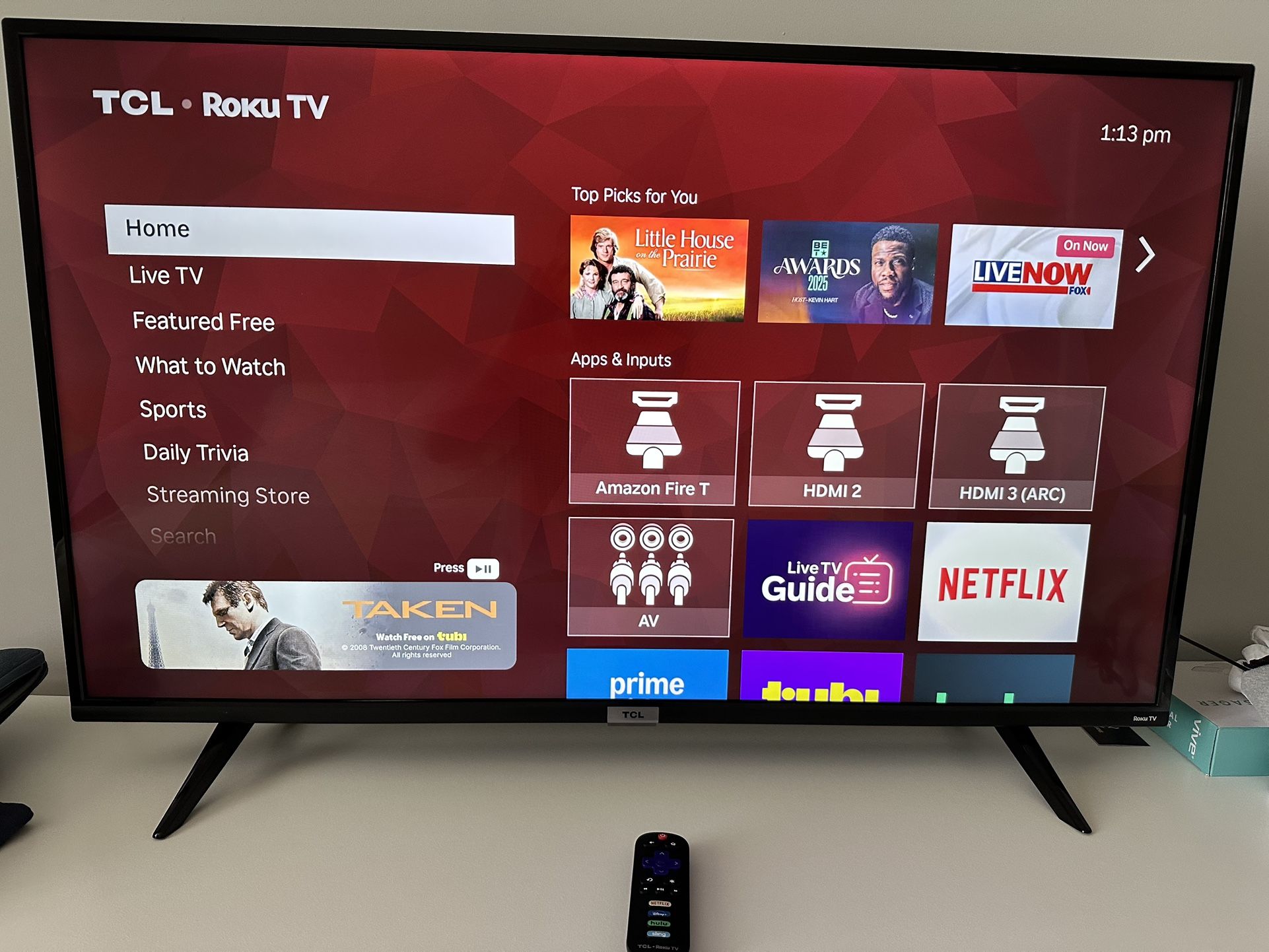 TCL ROKU TV 43 in