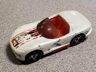 1992 Mattel Hot Wheels #20 White Convertible United States Of America Money car
