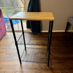 Wood and Metal Shelf