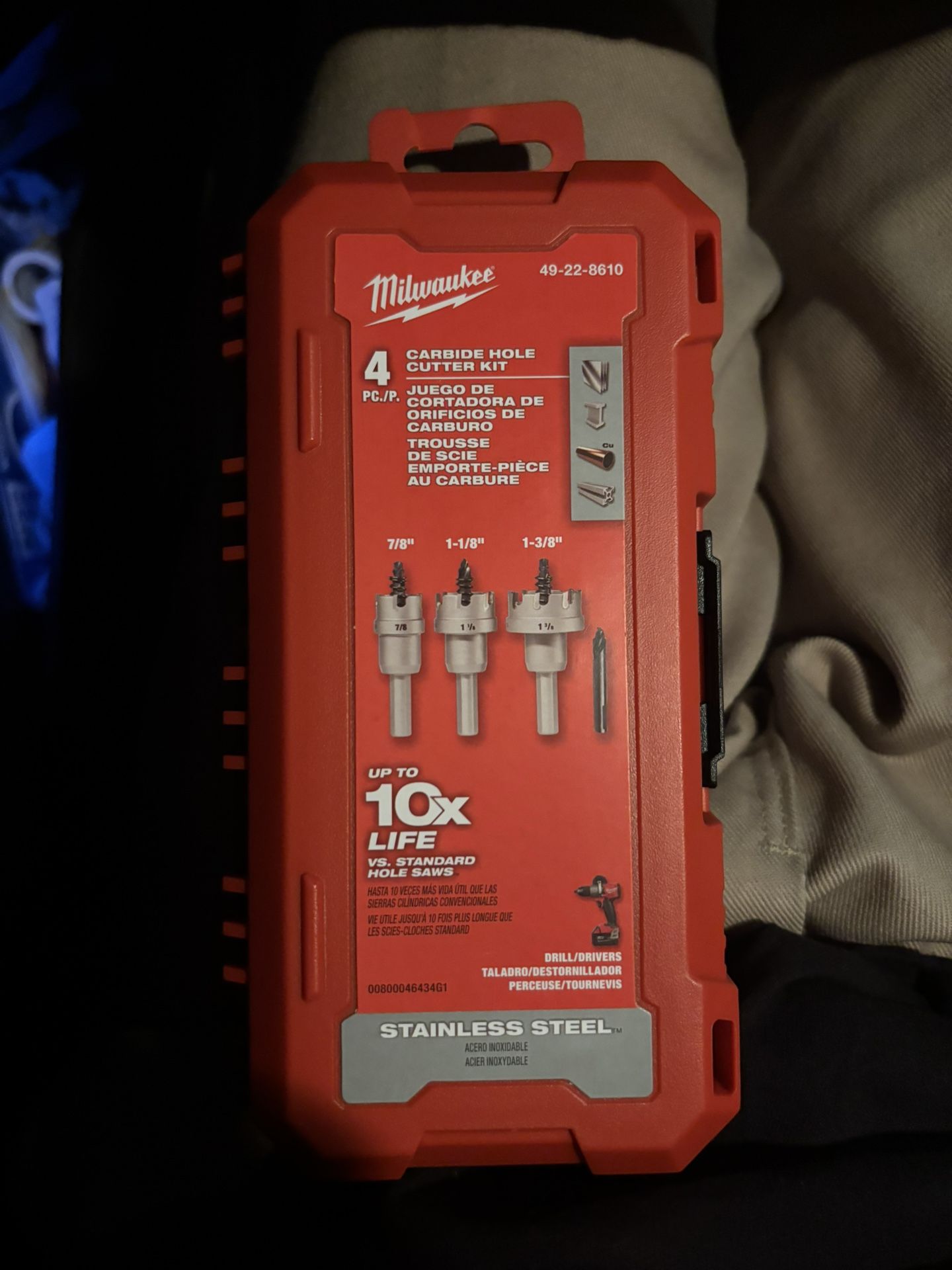 Milwaukee Carbide Holesaw Kit