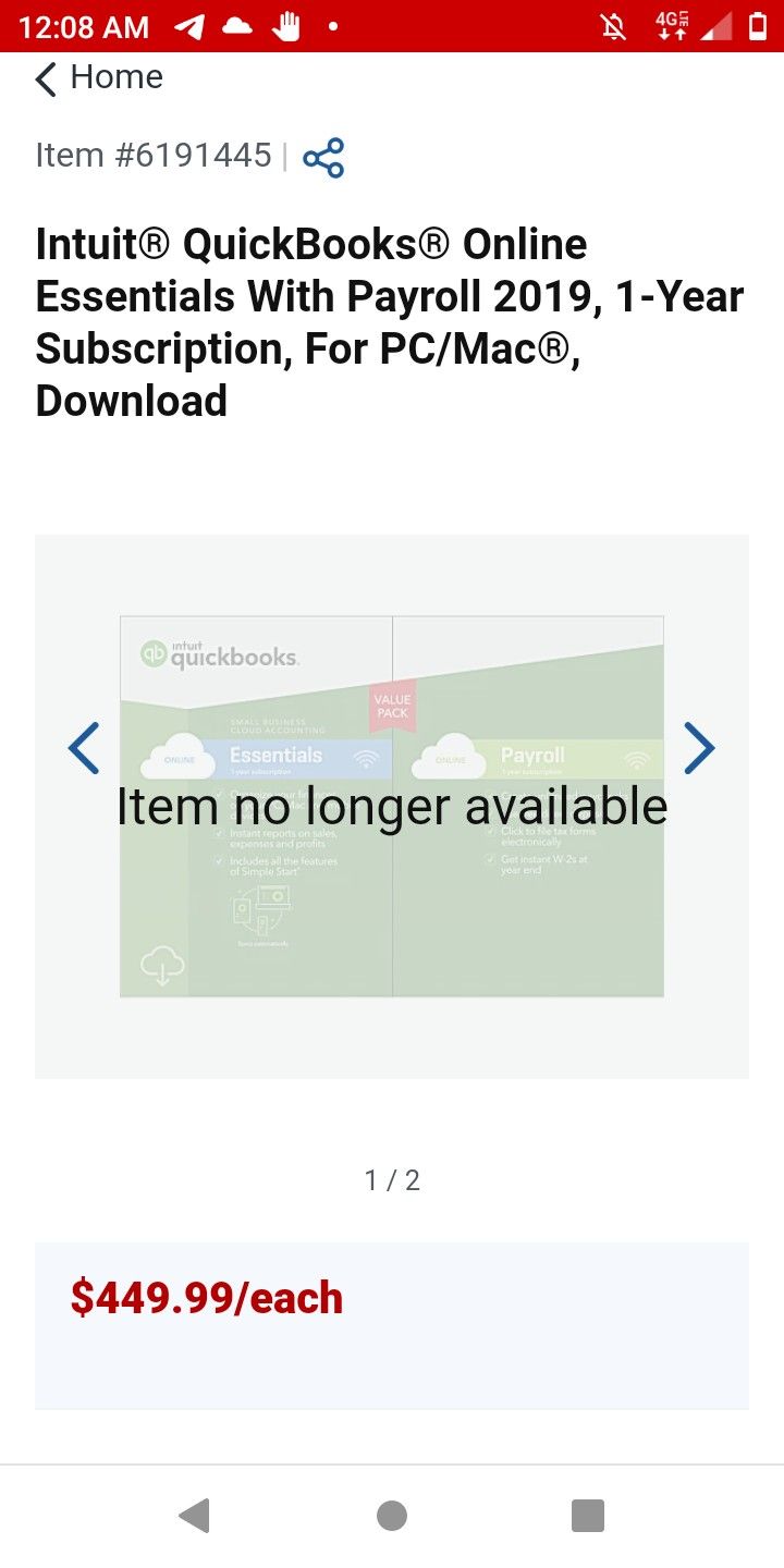 Download QuickBooks Online Essentials With Payroll 2019 1 Year Subscription