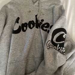 Grey Men’s Cookies Hoodie Size XL