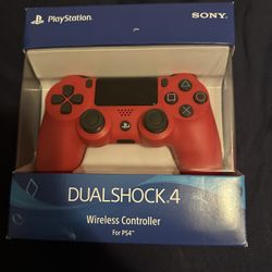 ps4 Red Controller 