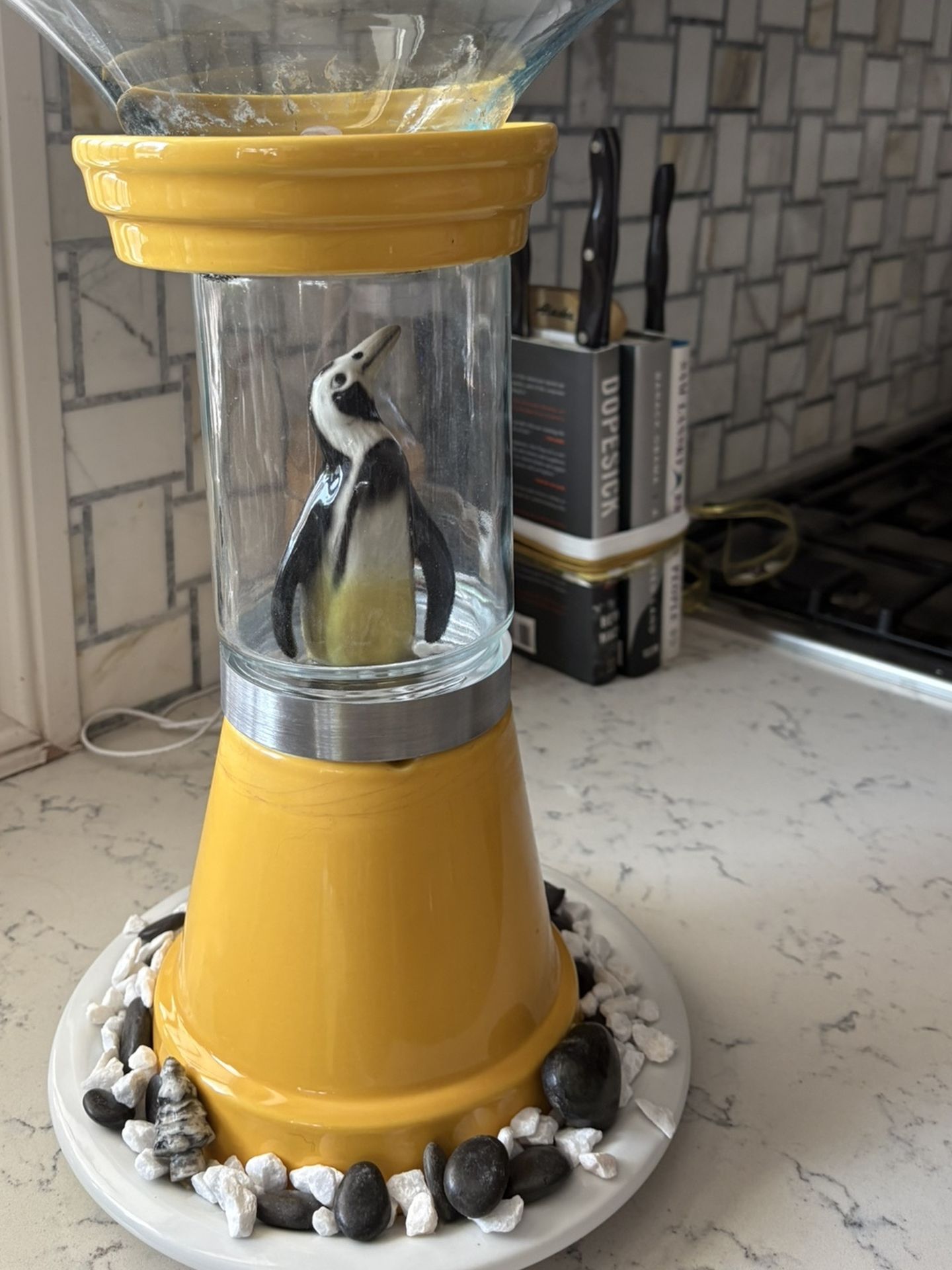 Artisan Solar Treasure For Penguin Lovers
