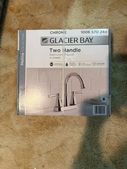 Glacier Bay Chrome Bathroom Faucet Melina Collection 