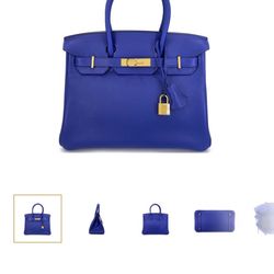 Hand Sewn Birkin30 Her.mes Togo $799 Obo
