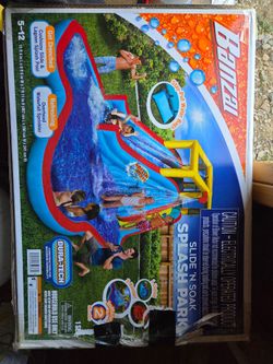 Inflatable water slide