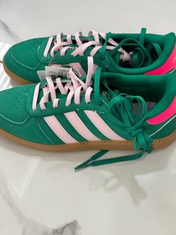 Adidas Low-Top Sneakers Green Pink