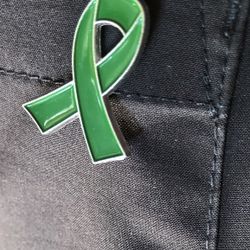 Green Ribbon  Pins 