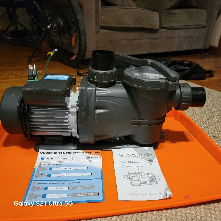 VIDAPOOL SWIMMING POOL PUMP