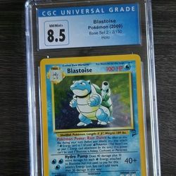 CGC 8.5 BASE SET 2 BLASTOISE