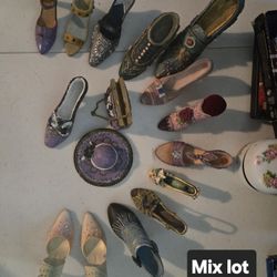 Mixed Lot Porcelain Shoes