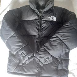 Black North face Puffer Coat