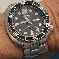 1984 SEIKO TURTLE DIVER 6309 WATCH  WITH UNCLE SEIKO BRACELET