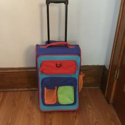 Child’s Suitcase With Lighted Wheels