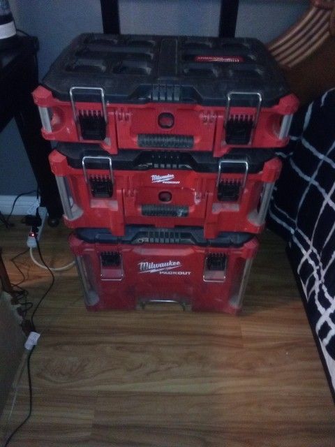 Milwaukee Packout Tool Boxs