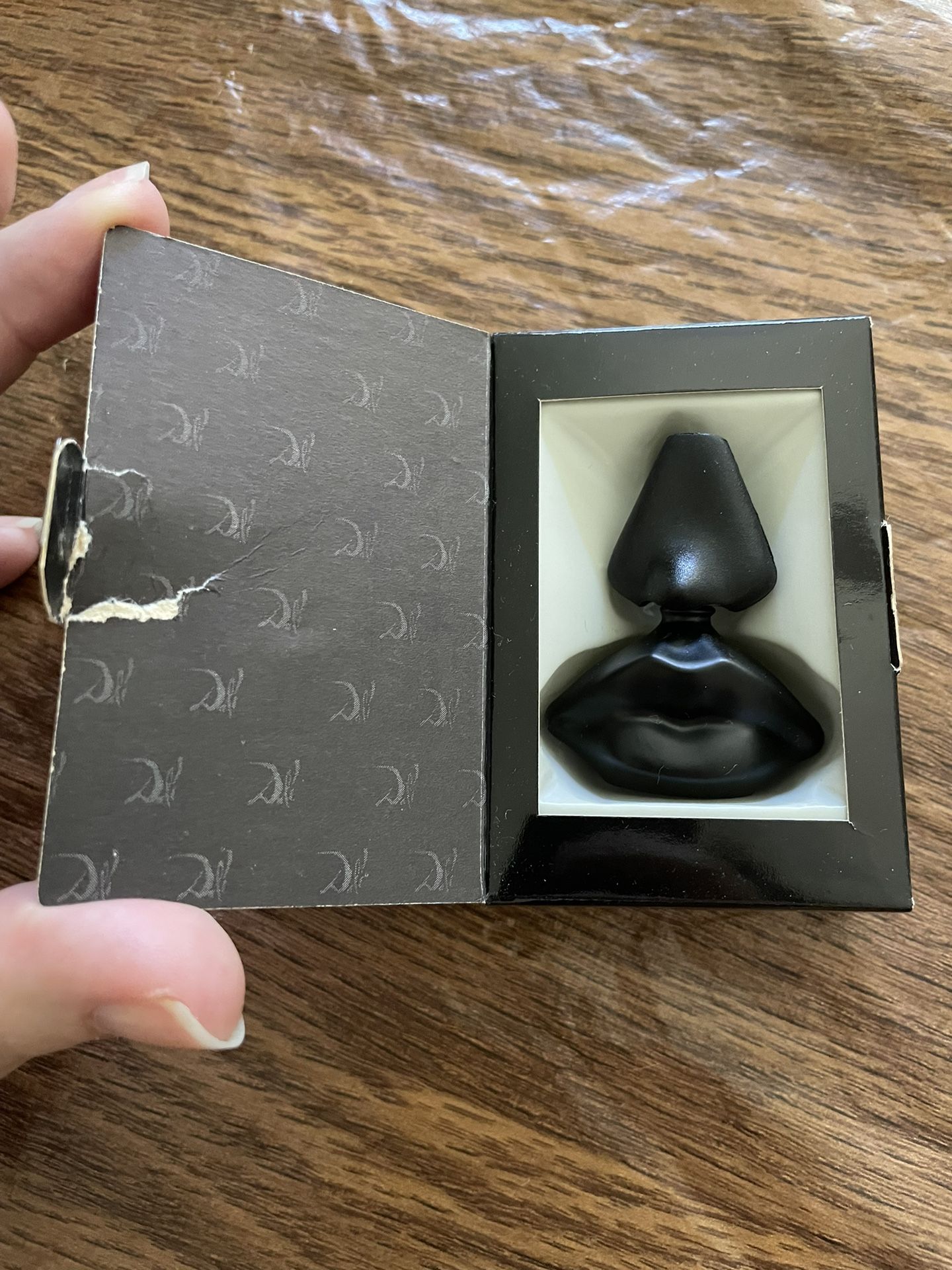 Salvador Dali perfume Bottle -1981 nose & lips