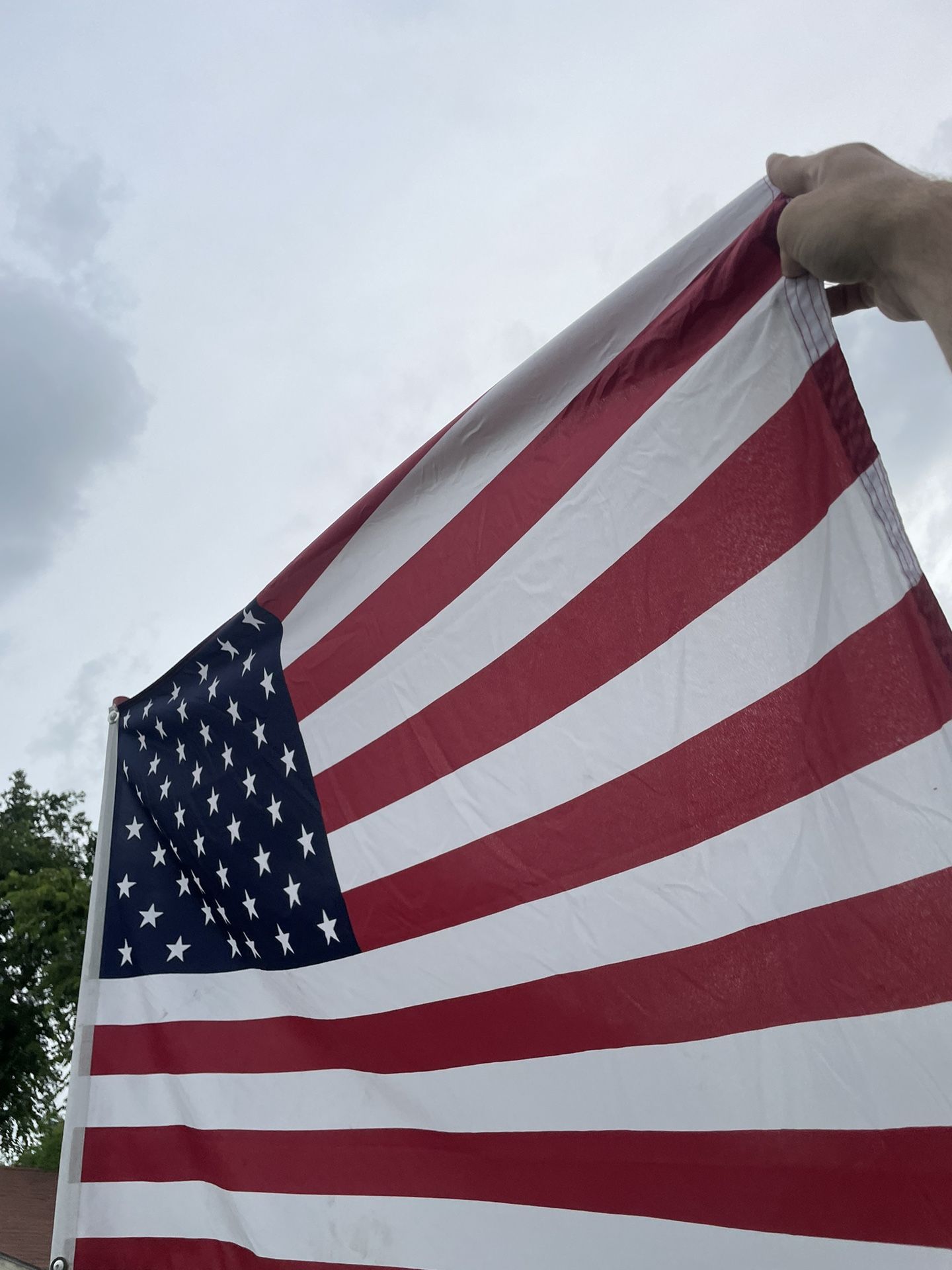 American Flag & Pole