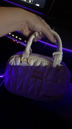 Miu Miu Matelassé Mini Handbag
