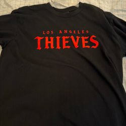 Los Angeles Thieves Black Graphic T-Shirt XL