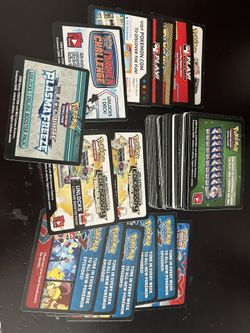 Pokemon Code Cards -unused 