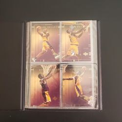 Kobe Bryant Basketball Cards Upper Deck 8 Cards TOTAL 
