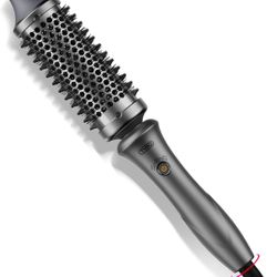 TYMO Thermal Brush Curling Brush - STYLUX 1.7 Inch Blowout Volumizer with Flexi-Fit for Hair Straightening, Heated Round Styler Tool, Hair Straightene