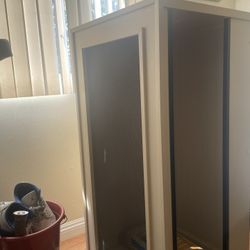 Reptile Enclosure, Glass Doors With Lock And Key