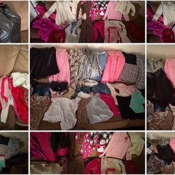 Girl Clothes Size 6x Some And 7-8 Summer, Winter Extra Included The Boots Size 13 And Purses 