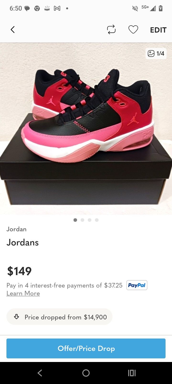 Jordans Multiple Sizes Read Entire Description