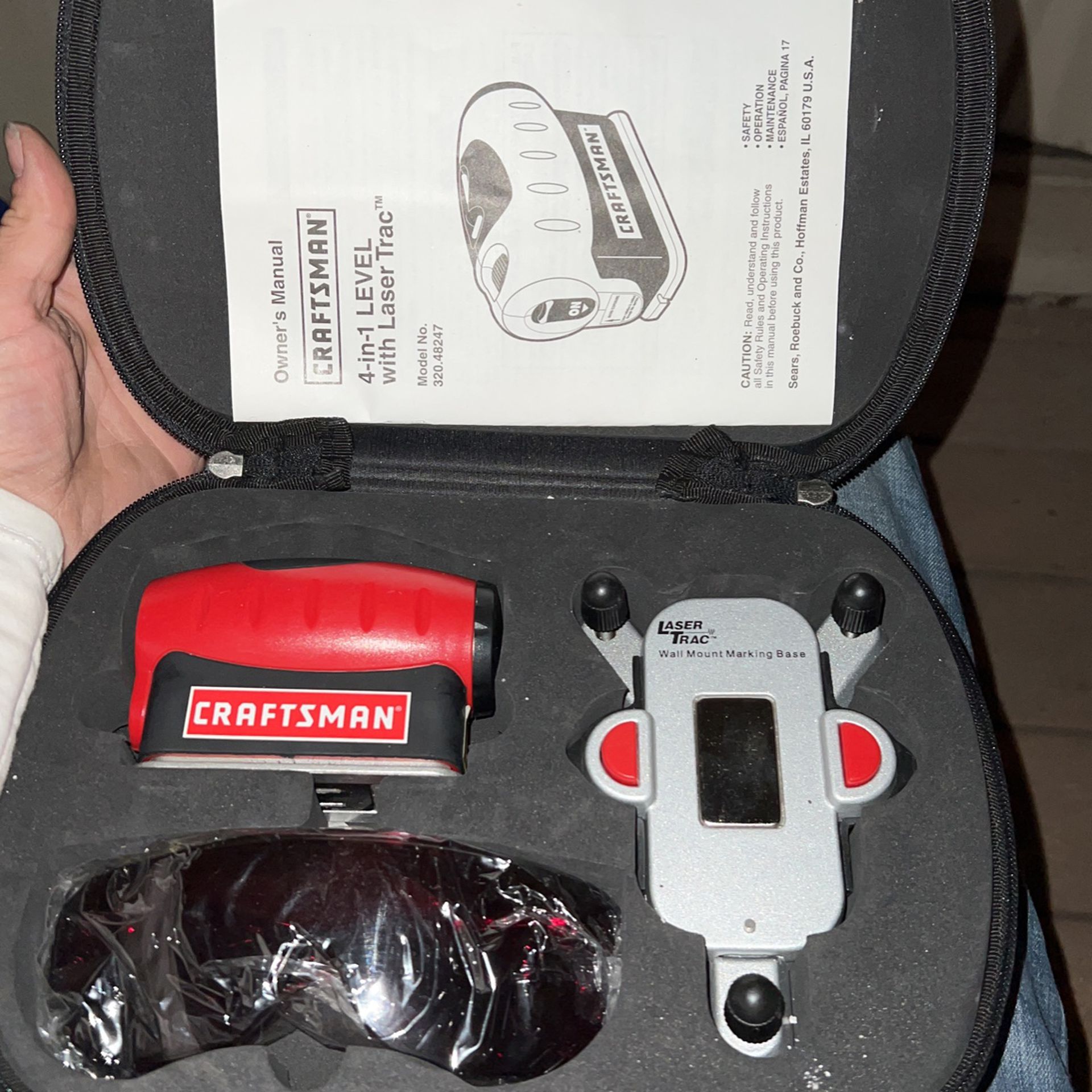 Craftsman 4-in-1 Level With Laser Trac
