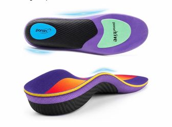 Plantar Fasciitis Insoles for Women Men, 230+ lbs Medium Arch Support