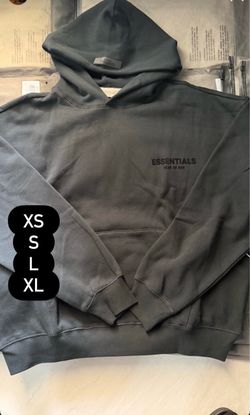 Essentials hoodie black
