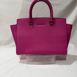 Michael Kors, Selma, Leather, Medium Satchel Bag 