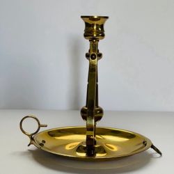 Vintage Brass Baldwin Gimbal/Nautical Candle Holder