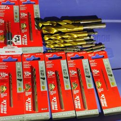 18 Milwaukee Cobalt And Titanium Drill Bits 