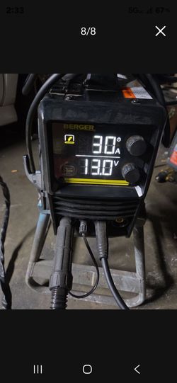 BERGER WELDER DIGATAL  WIRE NON GAS AND STICK WELDER $50zr