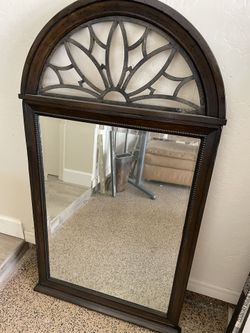 Mirror Iron & Dark Wood