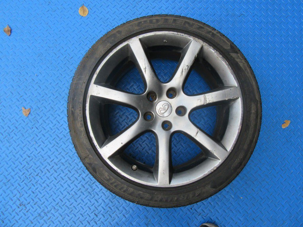 18" Infiniti G35 front rim wheel tire #6352