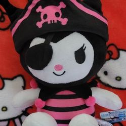 Kuromi Pirate Plushie 