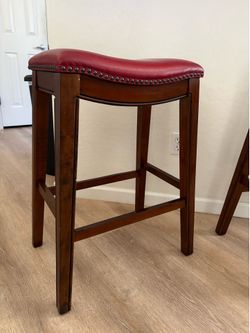 Red bar stools