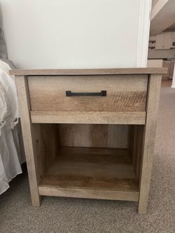 Nightstand End Table with 1 Drawer