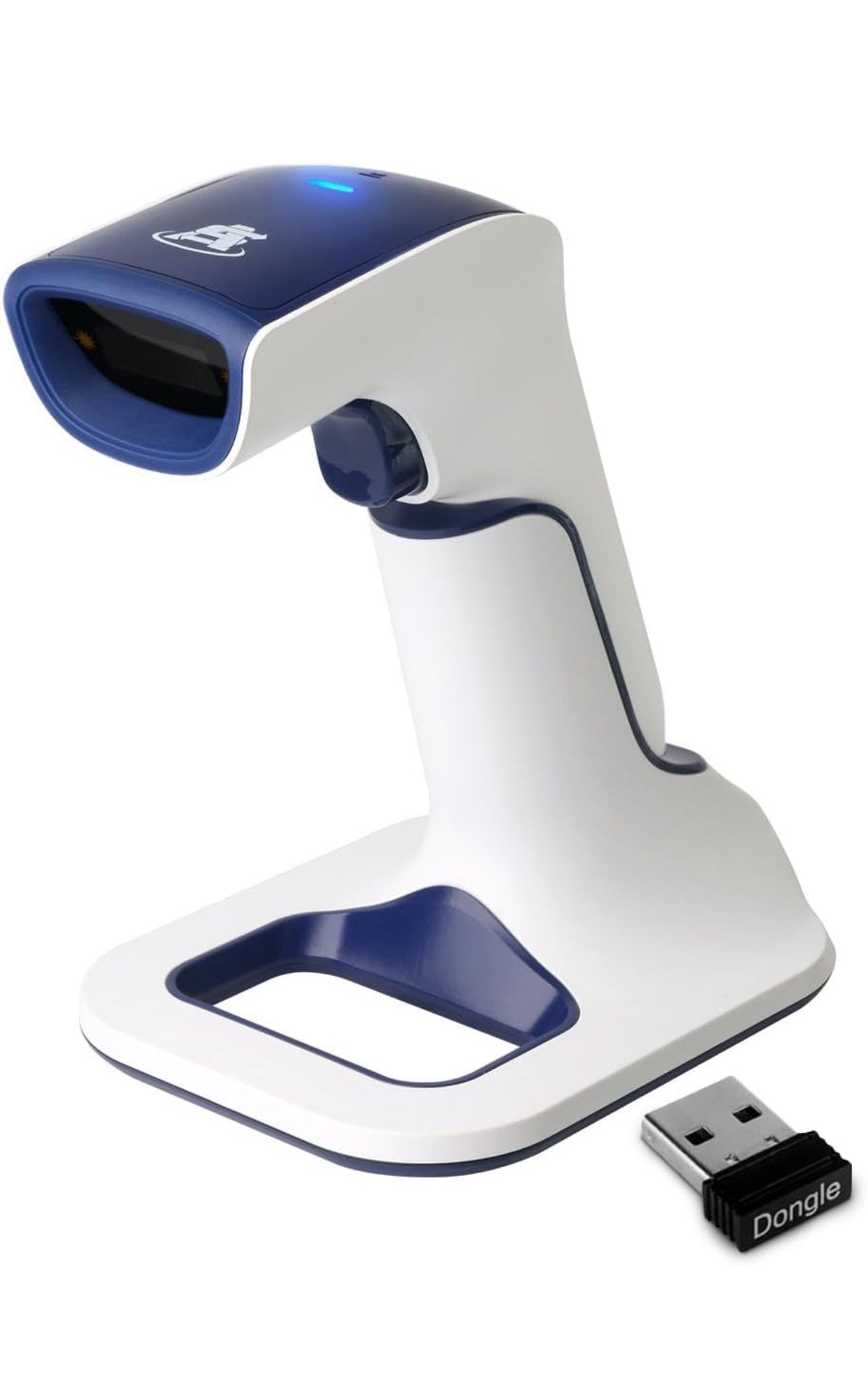 ScanAvenger Wireless Portable 1D with Stand Bluetooth Barcode Scanner: Hand Scanner 3-in-1, Cordless, Rechargeable Scan Gun for Inventory - USB Barcod