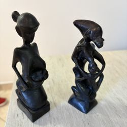 Statues Make Of Black Wood
