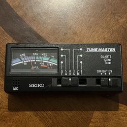 Near Mint Seiko Guitar Tuner New Battery