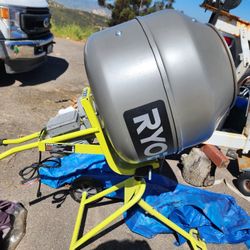 Ryoby 5.0 Cu Ft Cement Mixer