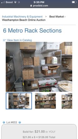 10 Metro Shelves.. Missing 2poles $100.00